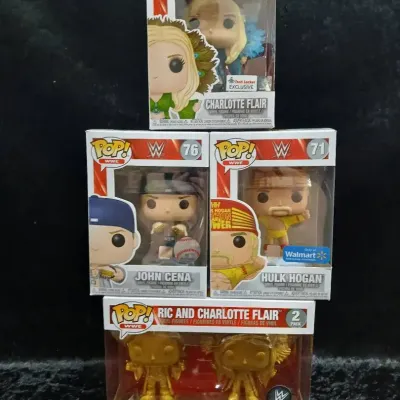 WWE Funko POP! Wrestling Figures, Set of 4