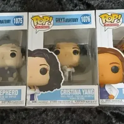 GREY'S ANATOMY Funko POP! Figures: Shepherd, Yang & Bailey, Set of 3