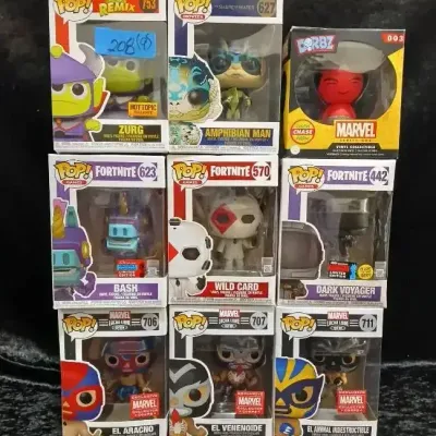 MARVEL Funko POP! Figures: Zurg, Amphibian Man & More, Set of 9