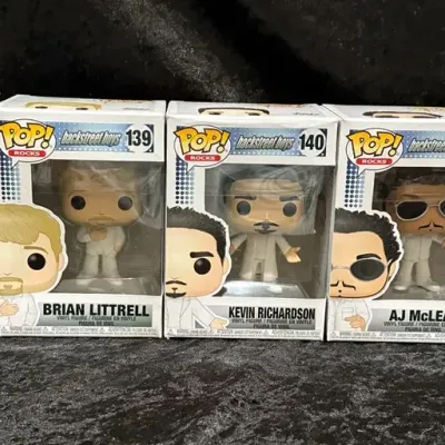 Backstreet Boys Funko POP! Rocks Figures, Complete Set of 5