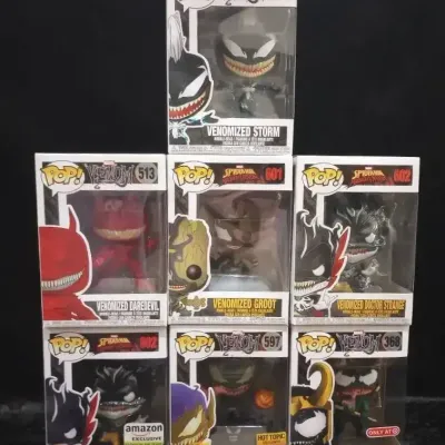 7 Funko Pop! Marvel Venomized Figures, Storm, Loki, Doctor Strange & Exclusives