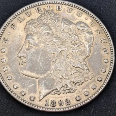 1892 Morgan Silver Dollar