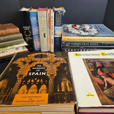 Book Collection: History, Art, Antique, Global