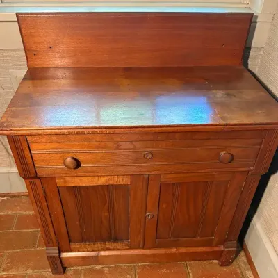 Vintage Wooden Washstand/Dry Sink 