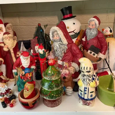 Collection Of Christmas Figurines