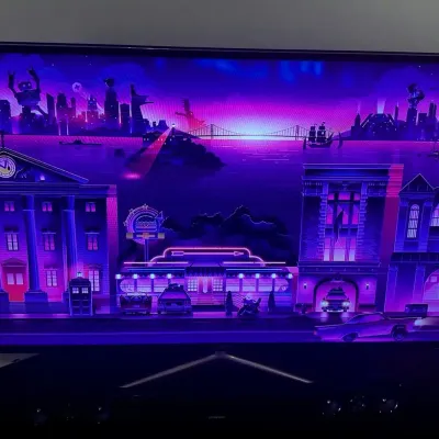 Samsung 55in Flatscreen TV On Stand 