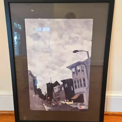 Original Watercolor Art Painting By Nancy Murdock