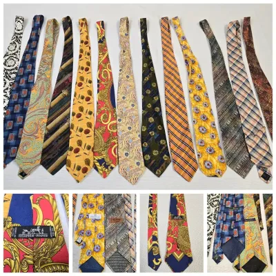 Men's Designer Ties: Hermes, Givenchy, Christian Lacroix