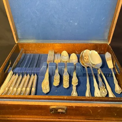 Assortment Of Vintage Silver Plated Flatware