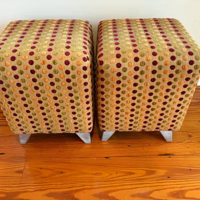 Pair Of Stylish Stool/Ottomans