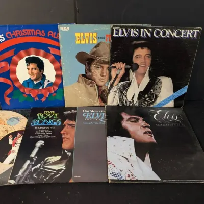 8 Elvis Presley Records