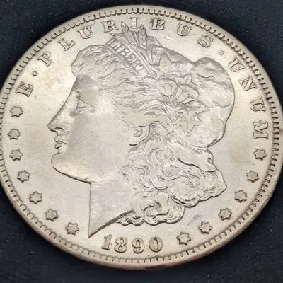1890-CC Morgan Silver Dollar