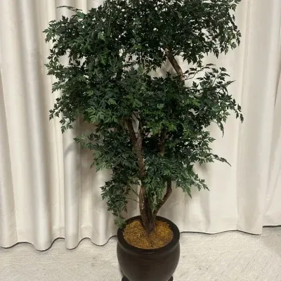 Faux Potted Tree on a Stand