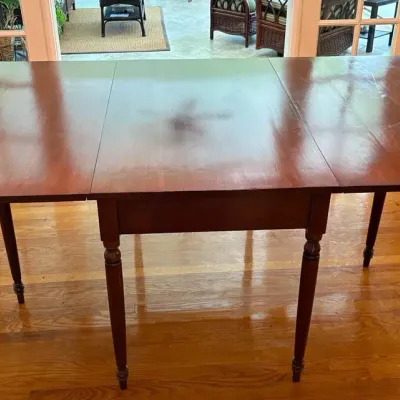Seay Furniture Co Handcrafted Gate Leg Drop Top Dining Table