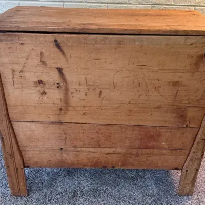 Vintage Pine Lift Top Storage Chest
