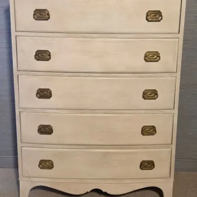Continental Furniture Co. Mahogany Tallboy Dresser