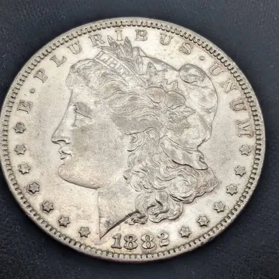1882 Morgan Silver Dollar