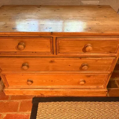 Rustic Four Drawer Chest 