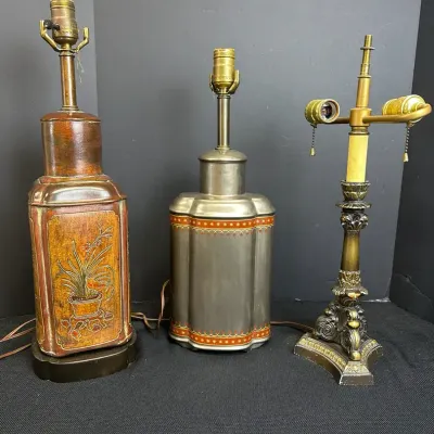 3 Vintage Table Lamps