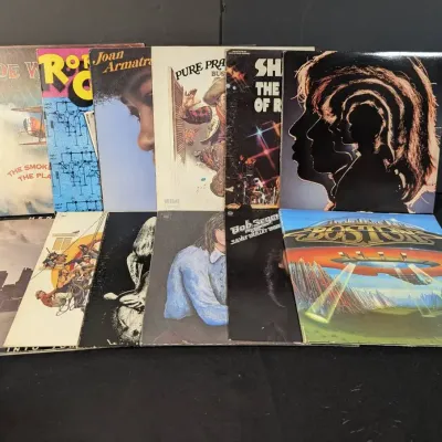 Twelve 1970's Records... Boston, Chicago 