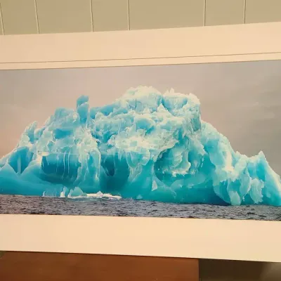 Large Panoramic Iceberg Print By Ray Doan