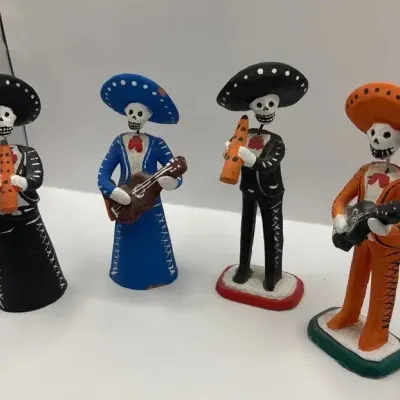 Día de los Muertos Mariachi Band Figures