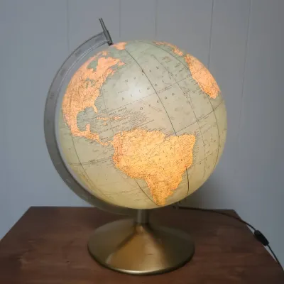 Vintage Globe Lamp