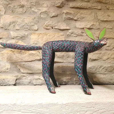 HUGE Alebrije /Malsueno Dog Or Coyote