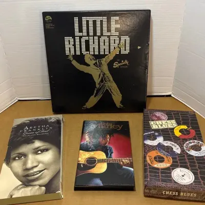 Music CD Box Sets - Little Richard, Aretha Franklin, Bob Marley and Blues Series  