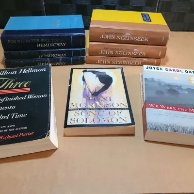 Steinbeck & Hemingway Sets, Hellman, Morrison, Oayes