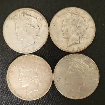 1920s SILVER PEACE DOLLARS #2
