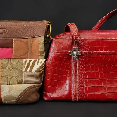 VINTAGE LIMITED EDITION COACH BAG AND BRIGHTON SHOULDER BAG 