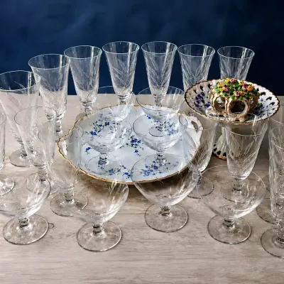 VINTAGE ROSENTHAL CRYSTAL GLASSES 