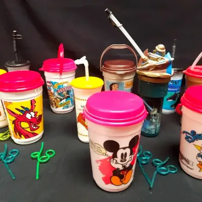 DISNEY'S TUMBLERS AND POPCORN BUCKETS