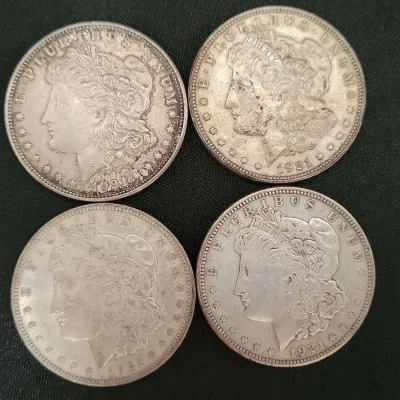 1921 MORGAN SILVER DOLLARS #2