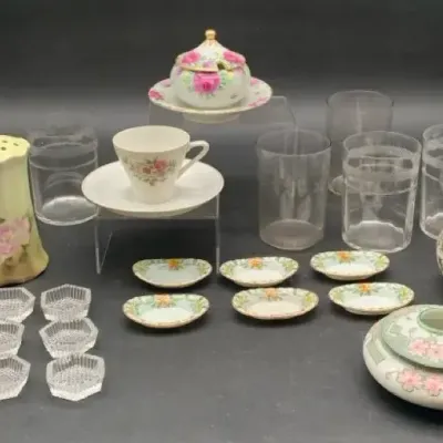 Salt Cellars and Glassware