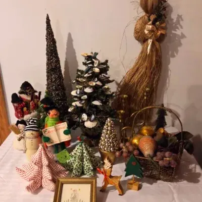 Assorted Holiday Decorations 