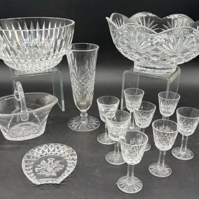 Cut Glass Decor Items
