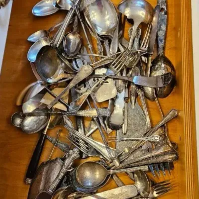 Mystery Lot of Silver Plated Flatware