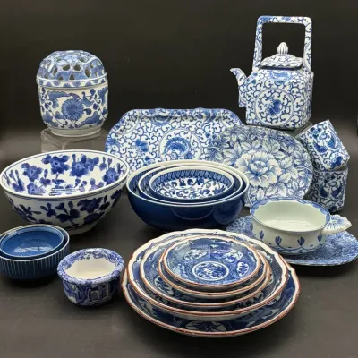 Beautiful Blue & White China Pieces- Including Delft