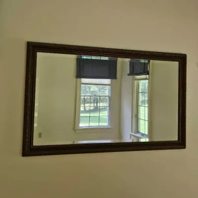 Large Gold Framed Wall Mirror