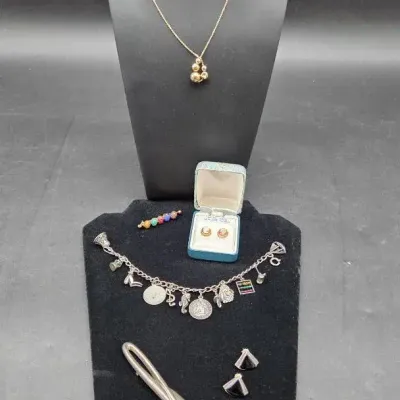 Sterling Silver & Gold Pieces 
