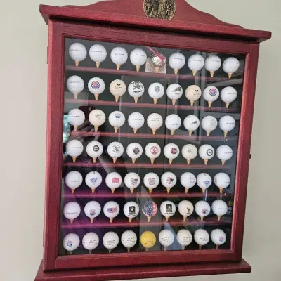 Golf Ball Collection In Case