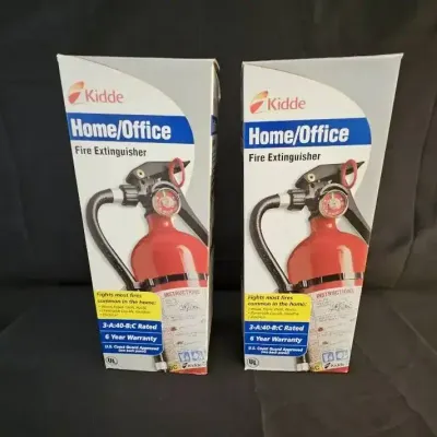 (2) Kidde Fire Extinguisher 