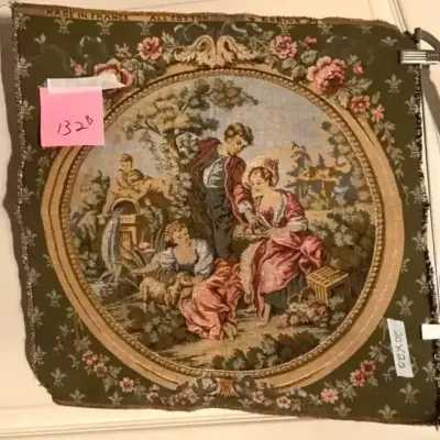 Medium Size Tapestry With A Classical Scene