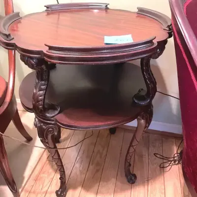 Matching Pair Of Antique End Tables