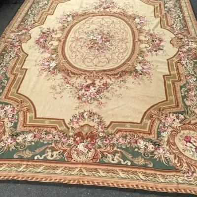 9x14 Needlepoint Rug, Unused