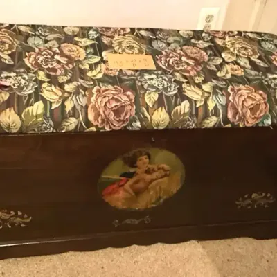 Chest With Victorian Style Decoupage