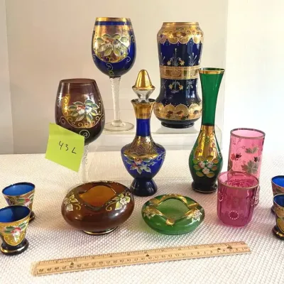 Hand-Painted Murano Glass