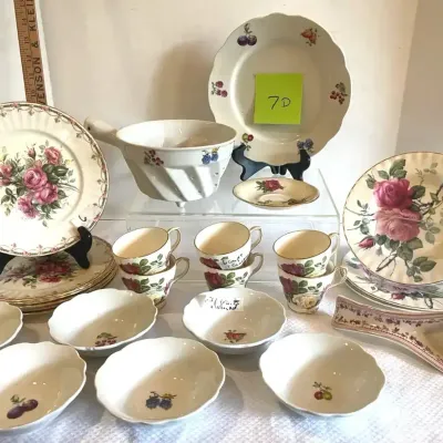 Fruity And Floral China Pieces
